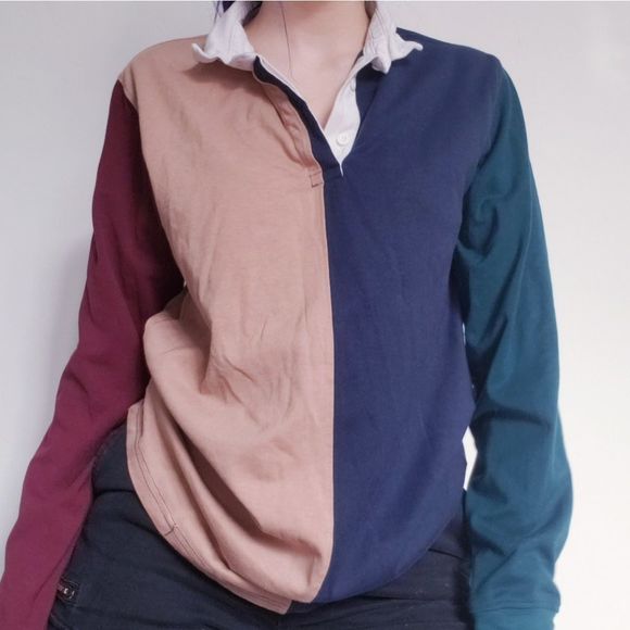 ✨2FOR15$✨Bluenotes Multicolor sweater - Picture 4 of 11